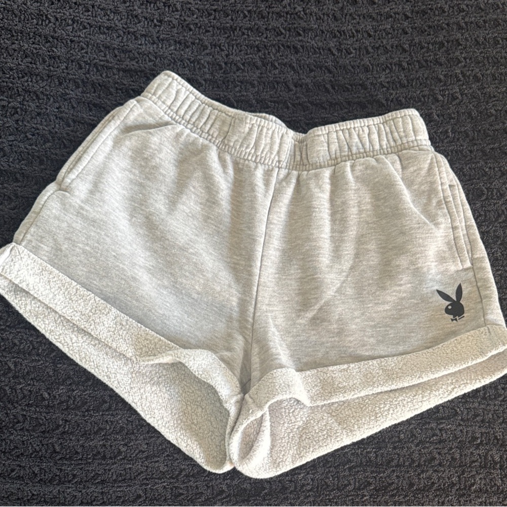 PLAYBOY by PACSUN Gray Sweat Shorts XS